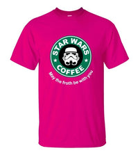 Load image into Gallery viewer, star wars T Shirt COFFEE