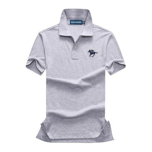 Men's Polo Shirt Brand Embroidery Slim Golf